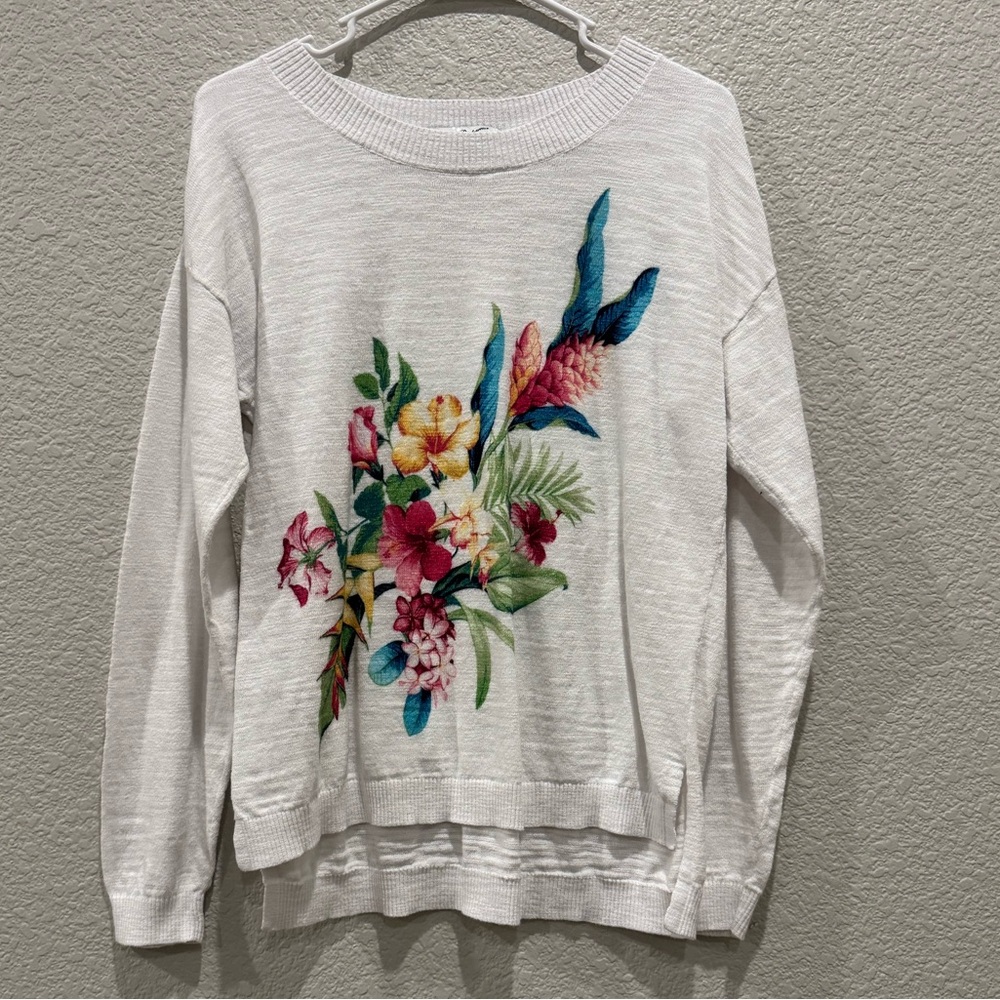 Tommy Bahama Classic White Knit Top